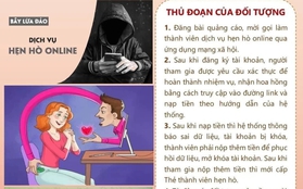 "Sập bẫy" ứng dụng hẹn hò online, 2 người đàn ông bị lừa hơn 4,6 tỷ đồng