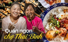 Ẩm thực trong chợ: Quán bún thịt nướng kẹp que tre biến tấu 3 miền tuổi đời gần 70 năm, từ dân văn phòng đến khách nước ngoài đều mê đắm