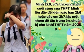 Đáng buồn: Kỳ thi tốt nghiệp THPT 2024 vừa kết thúc, nhiều sĩ tử 2k6 đã vội làm việc này