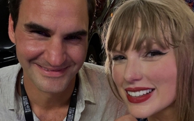Khung hình cực đỉnh: Taylor Swift tươi rói chụp ảnh cùng huyền thoại quần vợt Roger Federer, vì sao lại có khoảnh khắc ngọt ngào này?