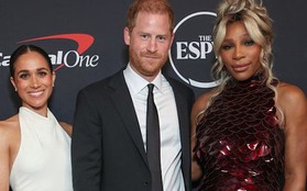 "Nữ hoàng quần vợt" Serena Williams công khai "khịa" vợ chồng Harry - Meghan ngay trên sân khấu giải thưởng danh giá