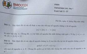 Đề thi Olympic quốc tế 2024 dành riêng cho các "siêu nhân" Toán học, chống chỉ định cho học sinh khác vì đọc xong là "nhức nhức cái đầu"