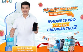 Lộ diện chủ nhân thứ 2 trúng iPhone 15 Pro trong chương trình khuyến mãi hè của SATORI