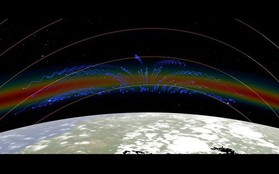 NASA chụp được các ký tự lạ trên bầu trời Trái Đất