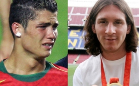 Messi cùng Ronaldo khi tham dự Olympic: Người vô địch vỡ òa, người bật khóc tiếc nuối