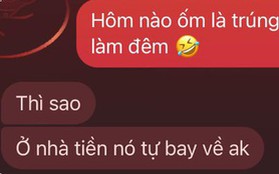 Chồng đi làm thâu đêm, vợ một mình chăm con đau ốm đọc dòng tin nhắn liền mong "được giải thoát"