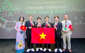 4/4 học sinh Việt giành huy chương Olympic Hóa học quốc tế, xếp hạng ngang Mỹ