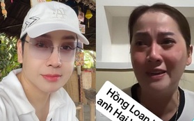 Hồng Loan lên livestream khóc nức nở, NSƯT Vũ Luân lại có động thái lạnh lùng