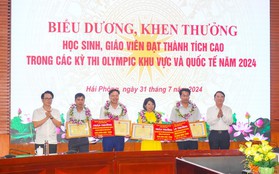 Hải Phòng chi 2,7 tỷ đồng thưởng học sinh đạt giải Olympic khu vực và quốc tế