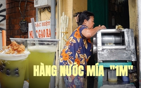 Hàng nước mía có mặt tiền chỉ ngót nghét 1 mét nhưng hút khách theo cách chẳng ai ngờ tới