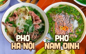 Phở Hà Nội và phở Nam Định khác gì nhau?