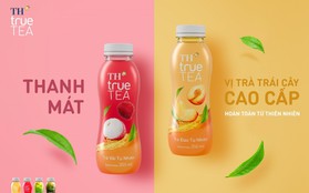 Sau thành công của dòng trà tự nhiên, TH true TEA tiếp tục chinh phục giới trẻ với hương vị trà trái cây mới