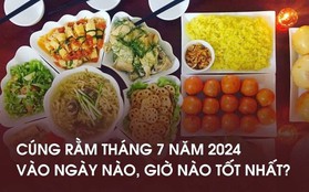 Cúng rằm tháng 7 năm 2024 vào ngày nào, giờ nào tốt nhất?