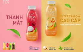 Trà Đào Tự Nhiên, Trà Vải Tự Nhiên TH true TEA: Thanh mát vị trà trái cây cao cấp, hoàn toàn từ thiên nhiên