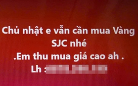 "Sóng ngầm" mua bán vàng miếng