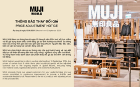 MUJI thông báo tăng giá, netizen lập tức phản ứng: "Trước chưa đủ đắt hay sao?"