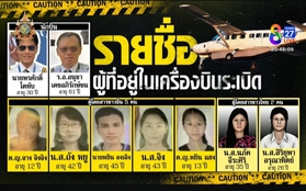 Danh tính các nạn nhân trong vụ máy bay rơi ở Thái Lan được công bố: Có 2 trẻ em, các phần thi thể được tìm thấy