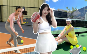 Hội gái xinh vẫn lên sân pickleball giữa bão thị phi: “Vui vẻ lên, ai mặc gì kệ đi”