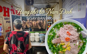 Hàng phở Nam Định bán 600 bát/ngày: Nhà 4 đời làm nghề, tồn tại ở Hà Nội nhưng vẫn giữ nét phở Cồ