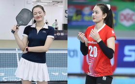 Hoa khôi bóng chuyền lên đồ chơi pickleball, dân mạng hết lời khen vì mặc đẹp, dáng xinh