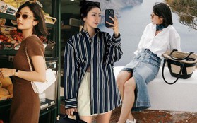 Nàng fashion blogger tóc ngắn phối đồ cực sang trọng với toàn món thời trang cơ bản