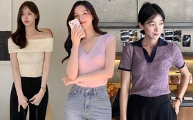 10 cách mặc áo dệt kim đẹp trong mọi hoàn cảnh