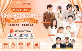 Hội anh chị em ở nước ngoài đổ bộ về nước mở phiên Livestream “Mega Live Ngày Hội Gia Đình - Sale Linh Đình”