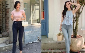 10 cách mặc quần jeans ống bó trẻ trung và tôn dáng tối ưu