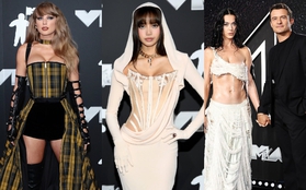 Siêu thảm đen VMAs 2024: Taylor Swift o ép vòng 1 cũng bị Lisa giật hết spotlight, bùng binh tình ái showbiz lần đầu đụng mặt!