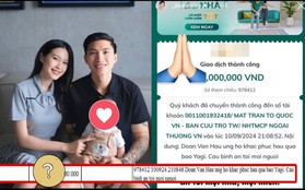 "Check VAR" Doãn Hải My và Đoàn Văn Hậu ủng hộ vùng bão lũ: Vậy đủ uy tín chưa?