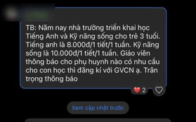 Lên mạng "tố" trường mẫu giáo con đang theo học, một phụ huynh bị cộng đồng mạng khuyên "nên xoá bài đi thì hơn"