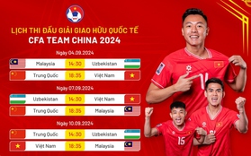 Lịch thi đấu bóng đá Việt Nam: U22 Việt Nam chạm trán U22 Trung Quốc trên sân khách