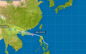 Siêu bão Yagi duy trì sức gió 205 km/giờ, tiến thẳng vào Bắc biển Đông