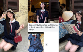 Mẫu váy hot của brand Việt bị nhái trắng trợn, hình feedback cũng không tha, chủ shop bất lực vì nhiều người bị lừa