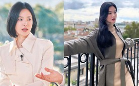 Gọi Song Hye Kyo là cao thủ mặc áo khoác dài vì những cách phối đồ rất sang mà không cần cố