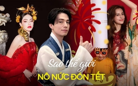 Sao thế giới nô nức đón năm mới: Angelababy và con trai lần đầu "lên sóng" chúc Tết, Lee Dong Wook khoe visual hack tuổi cùng dàn mỹ nhân Thái nhuộm đỏ MXH