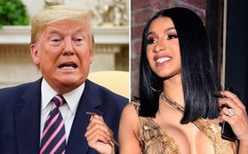 Cardi B ăn vạ ông Trump