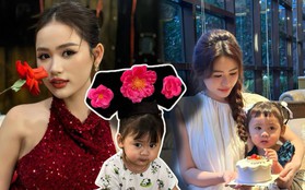 Mẹ đẹp như hot girl của "chánh cung nhí" đang hot lộ diện: Tiết lộ lý do con gái đòi đội mũ cách cách cả ngày không bỏ