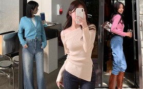 4 mẫu áo mùa xuân phù hợp diện với quần jeans