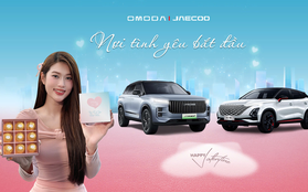 Hoa hậu Thiên Ân hạnh phúc đón Valentine cùng thương hiệu Omoda & Jaecoo Việt Nam