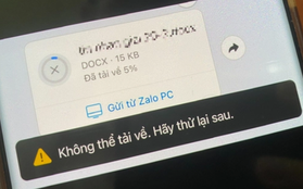 Zalo bất ngờ bị lỗi