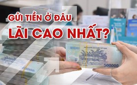 Lãi suất tăng vùn vụt, gửi tiền ở đâu cao nhất?