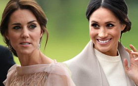 Cách nhau ngàn dặm nhưng cuộc cạnh tranh khốc liệt giữa Meghan Markle với Vương phi Kate chưa lúc nào ngừng lại