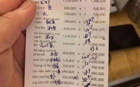 Xác minh quán ăn ở Nha Trang bán cơm trắng 250.000, rau muống xào 500.000 đồng