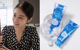 Không phải đồ xa xỉ, Jang Nara dùng lọ sữa rửa mặt và nước tẩy trang bình dân, ở đâu cũng bán