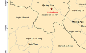 Một buổi sáng xảy ra 2 trận động đất tại Kon Tum và Quảng Nam