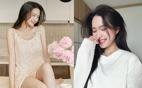 Doãn Hải My khoe visual ngọt ngào làm Văn Hậu say đắm, mặc váy ngủ vẫn toát lên phong thái tiểu thư Hà thành