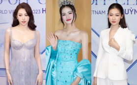 Thảm đỏ hot hôm nay: Tiểu Vy - Quế Anh lên đồ hở đọ sắc căng, Ý Nhi chiếm spotlight trong ngày vắng bạn trai