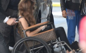 Hết xe lăn mạ vàng, Lady Gaga lại khoe xe lăn của... LV