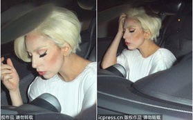 Lady Gaga khoe tóc mới với khuôn mặt mệt mỏi
